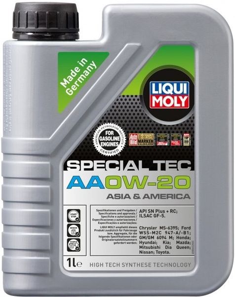 Моторное масло Liqui Moly Special Tec AA 0W-20 1 л (6738) 56840314 фото