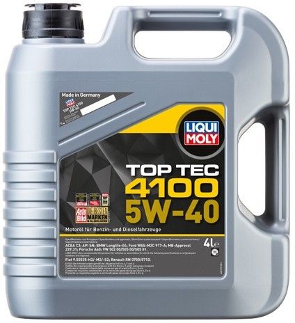 Моторна олива Liqui Moly Top Tec 4100 5W-40 4 л (7547) 56838829 фото